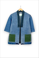 Un Denim - 100% Cotton Unisex Upcycled Denim Kimono Jacket | 176