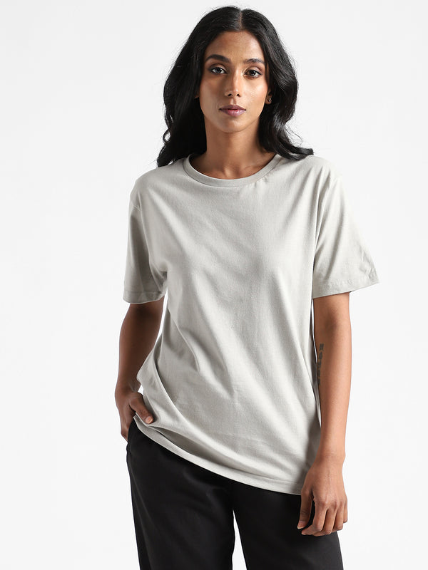 Livbio Organic Cotton & Naturally Dyed Slate Grey Women's T-shirt
