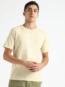 Livbio Organic Cotton & Naturally Fiber Dyed Lemon Yellow Men's T-shirt
