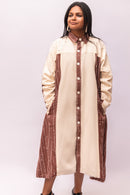 Rj Label Nomadic Brown Long Coat Kala Cotton Unisex