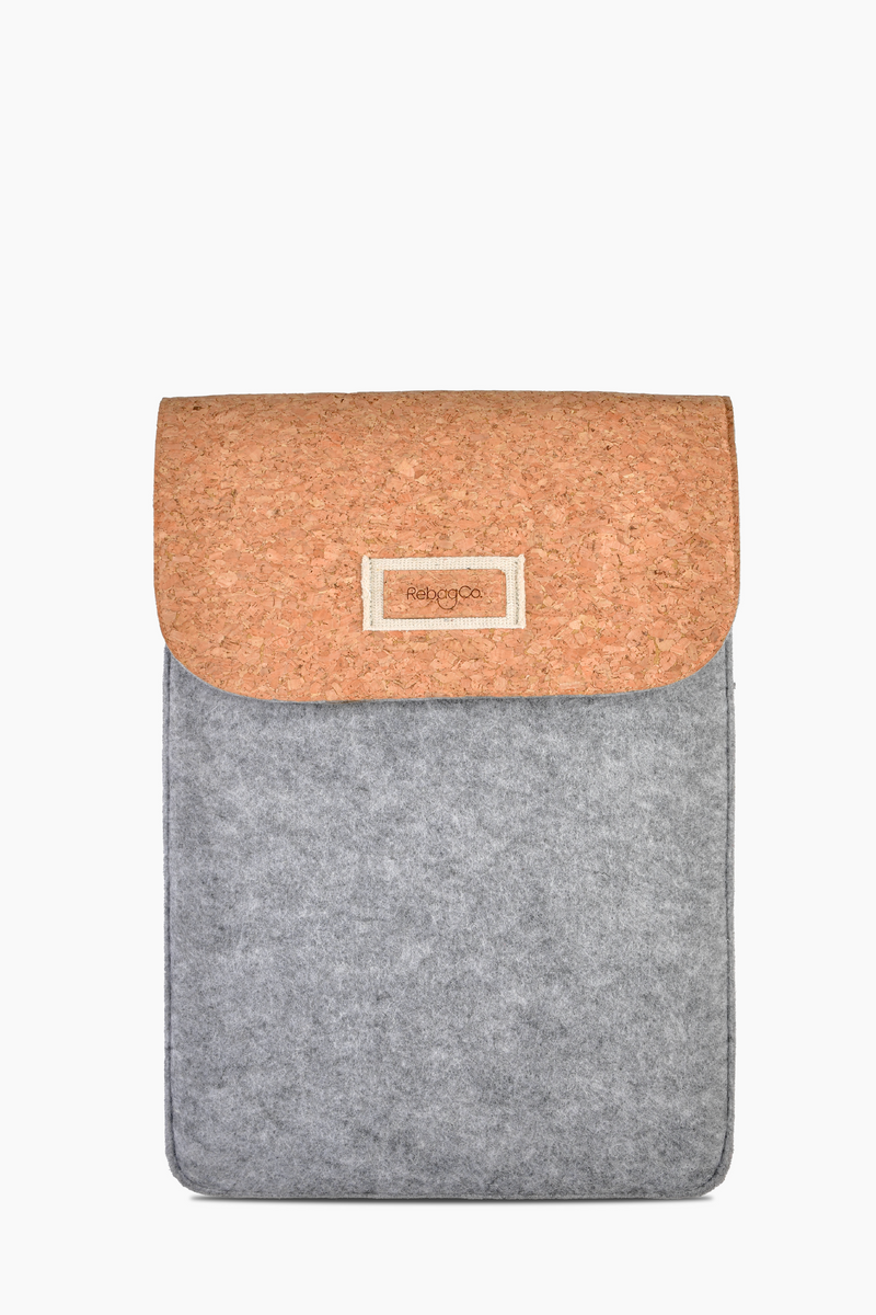 RebagCo. Oak Sleeve | Recycled PET & Cork | MacBook/Laptop Sleeve