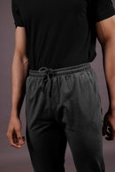 Carbontree Organic Cotton Men Charcoal Mel Men'S Multi-Utility Joggers
