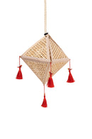 GreenKraft Jhoomar Handcrafted Bamboo Lantern Natural