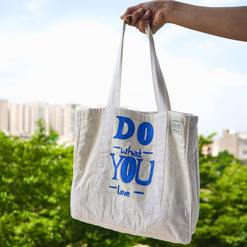 Hemp Eco Tote Bag | Off-White