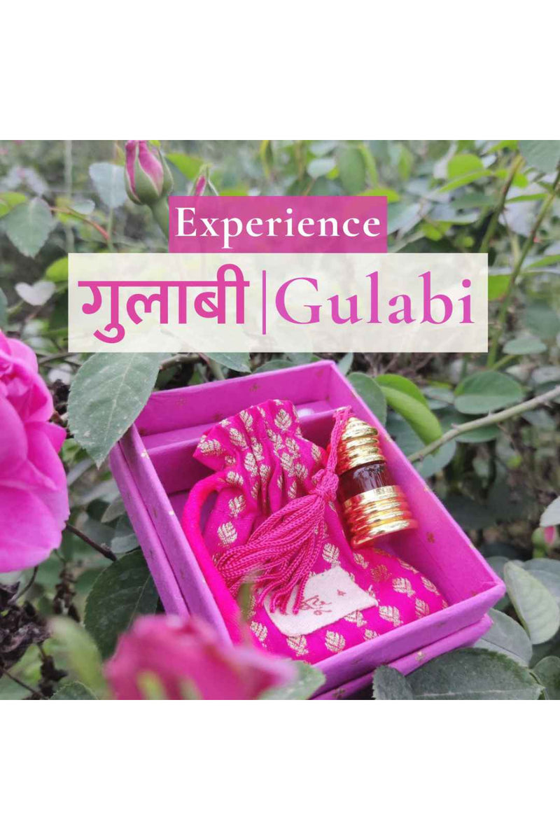 Boond Fragrances Pink गुलाबी | Gulabi Natural Perfume Oil (Indian Rose Attar)