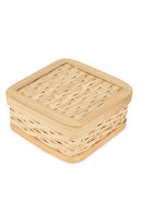 GreenKraft Sora Handcrafted Bamboo Square Box - Set of 3
