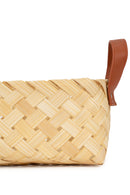 GreenKraft Avella Handcrafted Bamboo Basket with Handles - Set of 2