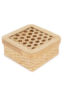 GreenKraft Mira Handcrafted Bamboo Square Box - Set of 3
