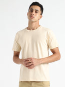 Livbio Organic Cotton & Naturally Dyed Rust Cream Men's T-shirt