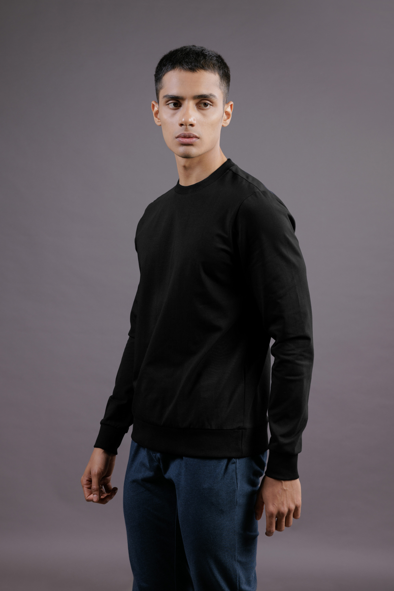 Carbontree Organic Cotton Men Carbon Black Mens Carbon Sweatshirt