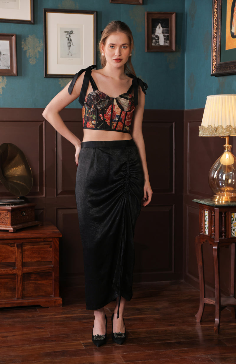 Label Muslin Shadow Sonata Skirt Set