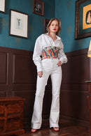 Label Muslin Canvas Bloom Corset Shirt