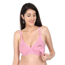 Bamboo Fabric Nursing Bra Maternity Bra For Breastfeeding Women | Baby Pink