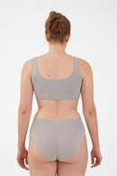 Nude & Not Organic Cotton Bralette Ice Grey