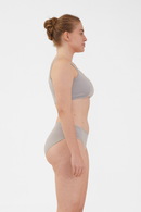 Nude & Not Organic Cotton Bralette Ice Grey