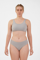 Nude & Not Organic Cotton Bralette Ice Grey