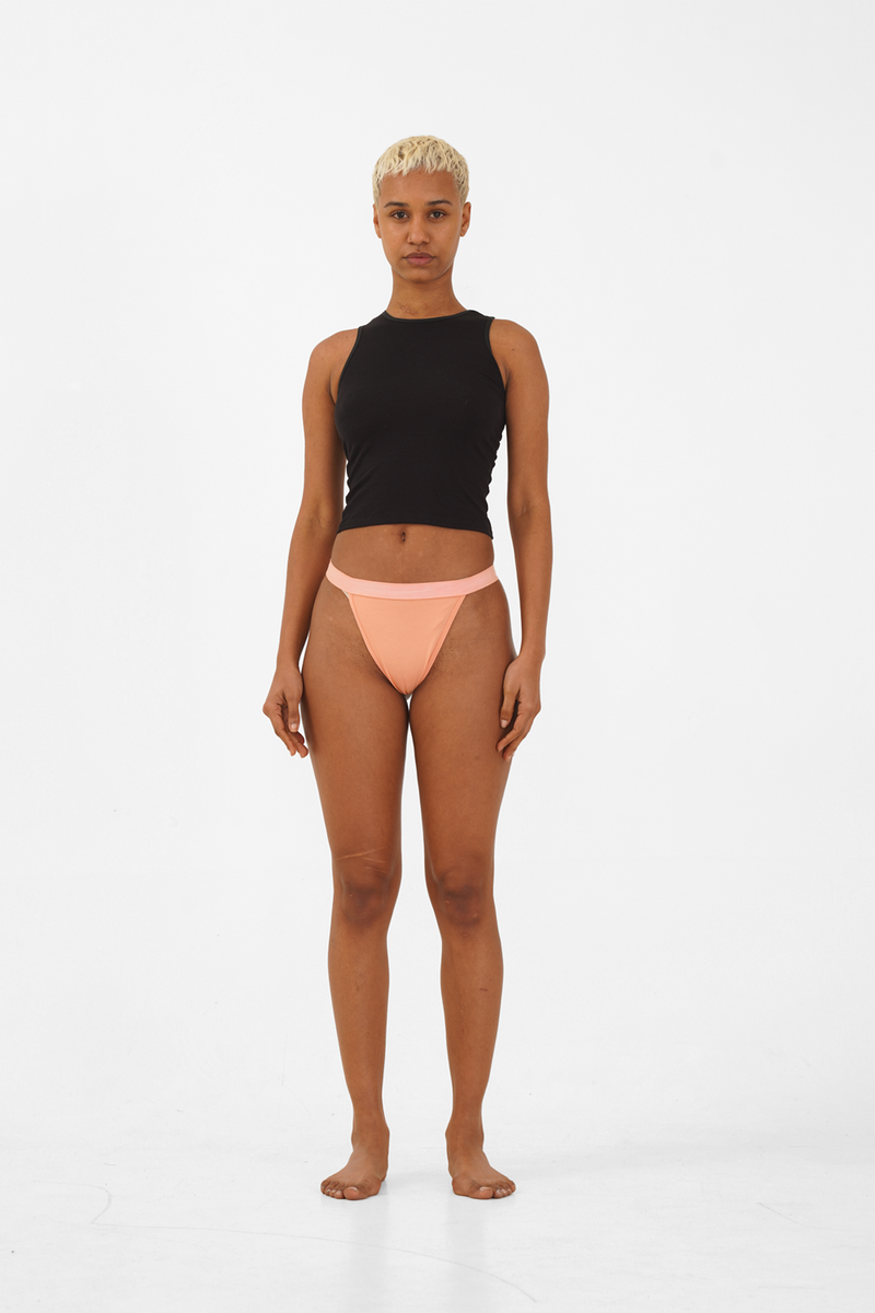 Nude & Not Organic Cotton Thongs (Pack of 2)