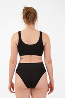 Nude & Not Organic Cotton Bralette Black