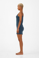 Nude & Not Organic Cotton Slip Dress (Majolica Blue)