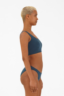 Nude & Not Organic Cotton Bralette Blue