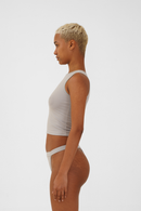 Nude & Not Organic Cotton Thongs (Ice Grey, Pack of 2)