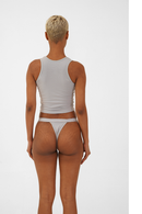 Nude & Not Organic Cotton Thongs (Ice Grey, Pack of 2)