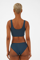 Nude & Not Organic Cotton Bralette Blue