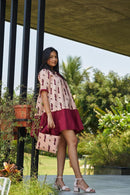 The Conscious Closet Smokey Pink Brisk Birdie Detachable Dress
