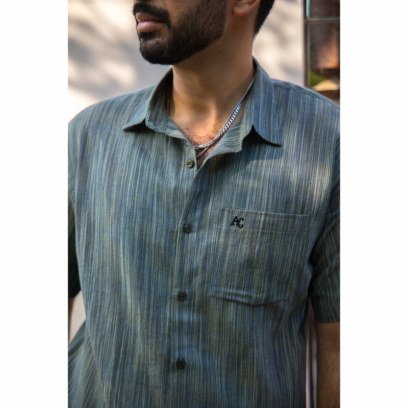 Forest Green Khadi Shirt