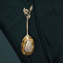 Pravaah Patram Bar Set, Solid Brass Handles, Luxury Gifting, Gold Finish