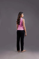 Carbontree Bamboo Women Wild Rose Highneck Tank Top