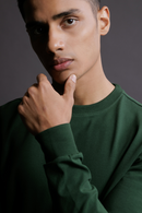 Carbontree Organic Cotton Men Pine Green Mens Carbon Sweatshirt