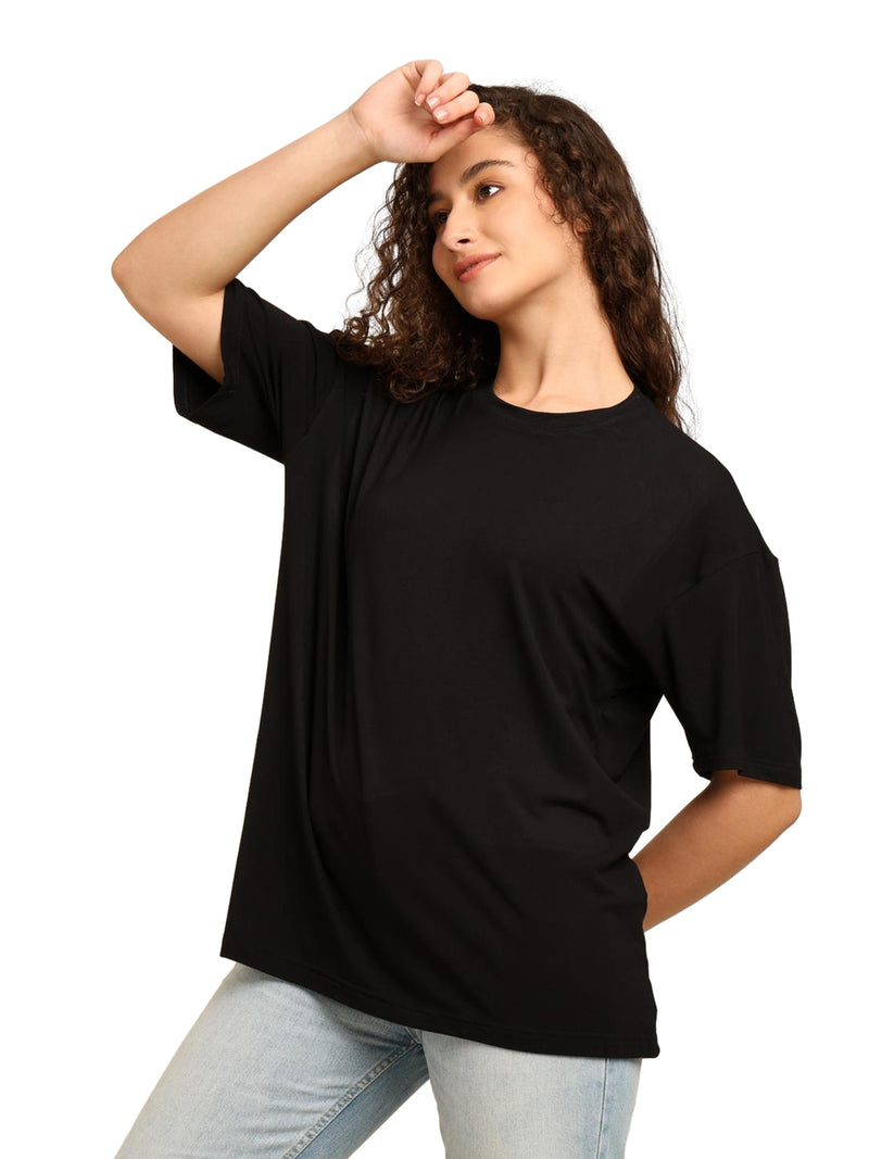 Women Oversized Bamboo T-Shirt – Soft, Breathable & Sustainable Fit