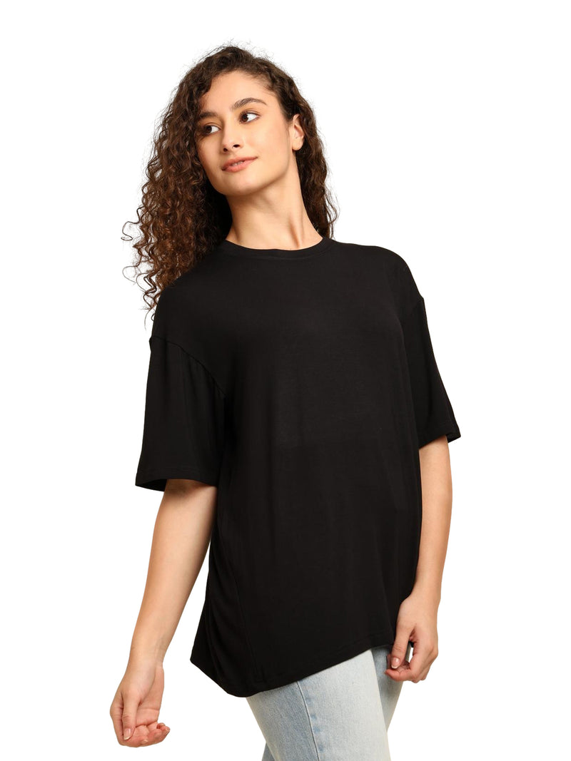 Women Oversized Bamboo T-Shirt – Soft, Breathable & Sustainable