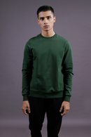 Carbontree Organic Cotton Men Pine Green Mens Carbon Sweatshirt
