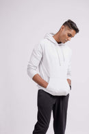 Carbontree Organic Cotton Men Mist Mel Mens Carbon Hoodies