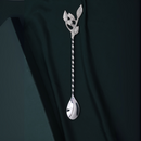 Pravaah Patram Bar Set, Solid Brass Handles, Luxury Gifting, Chrome Finish