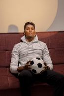 Carbontree Organic Cotton Men Mist Mel Mens Carbon Hoodies