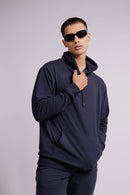 Carbontree Organic Cotton Men Mid Night Navy Mens Carbon Hoodies