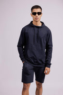 Carbontree Organic Cotton Men Mid Night Navy Mens Carbon Hoodies