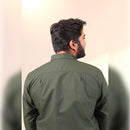 Islands of Loom Organic Cotton Men's Forest Green Rainforest Shirt