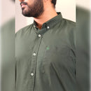 Islands of Loom Organic Cotton Men's Forest Green Rainforest Shirt