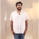 Islands of Loom Organic Cotton Men's Ivory Cloud Shirt
