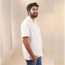 Islands of Loom Organic Cotton Men's Ivory Cloud Shirt