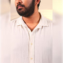 Islands of Loom Organic Cotton Men's Ivory Cloud Shirt