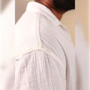 Islands of Loom Organic Cotton Men's Ivory Cloud Shirt