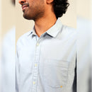 Islands of Loom Organic Cotton Men's Sky Blue Azure Shirt