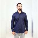 Islands of Loom Organic Cotton Men's Navy Blue Deep Sea Shirt