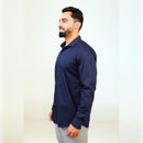 Islands of Loom Organic Cotton Men's Navy Blue Deep Sea Shirt