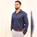 Islands of Loom Organic Cotton Men's Navy Blue Deep Sea Shirt